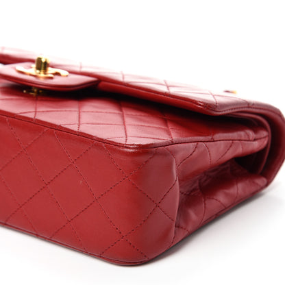 Chanel Lambskin Quilted Medium Double Flap Red 7 of 13