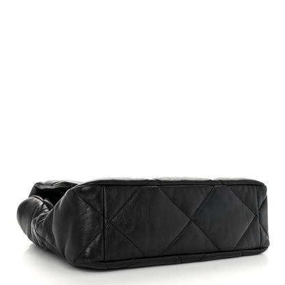 Chanel Lambskin Quilted Large Chanel 19 Flap Black 4 of 10