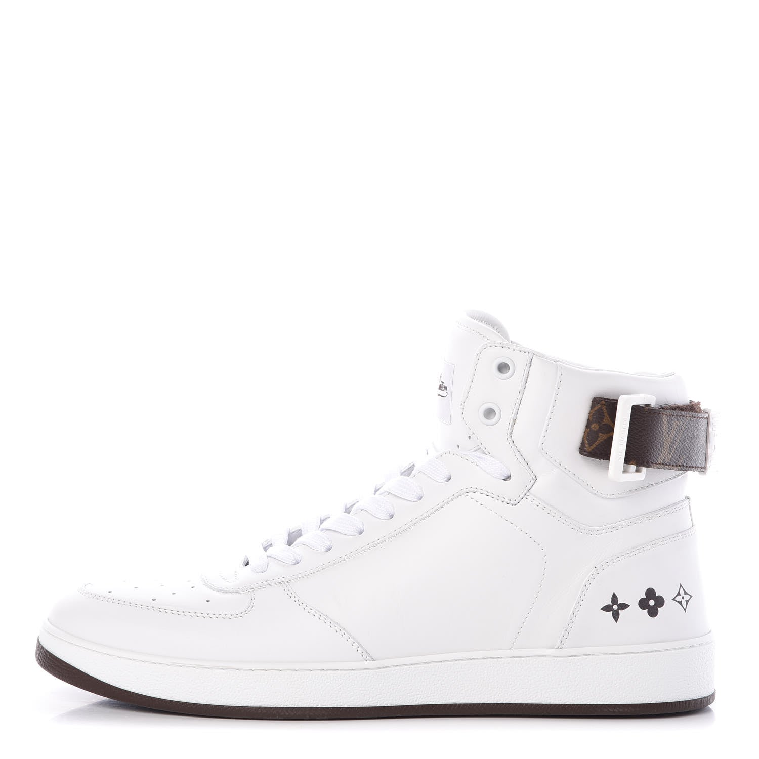 Louis Vuitton Calfskin Rivoli High Top Sneakers 8 White 1 of 12