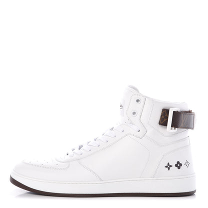 Louis Vuitton Calfskin Rivoli High Top Sneakers 8 White 1 of 12