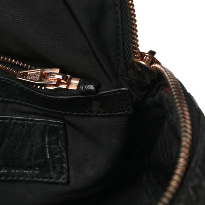 Alexander Wang Pebbled Lambskin Mini Rockie Black Rose Gold Hardware 11 of 18