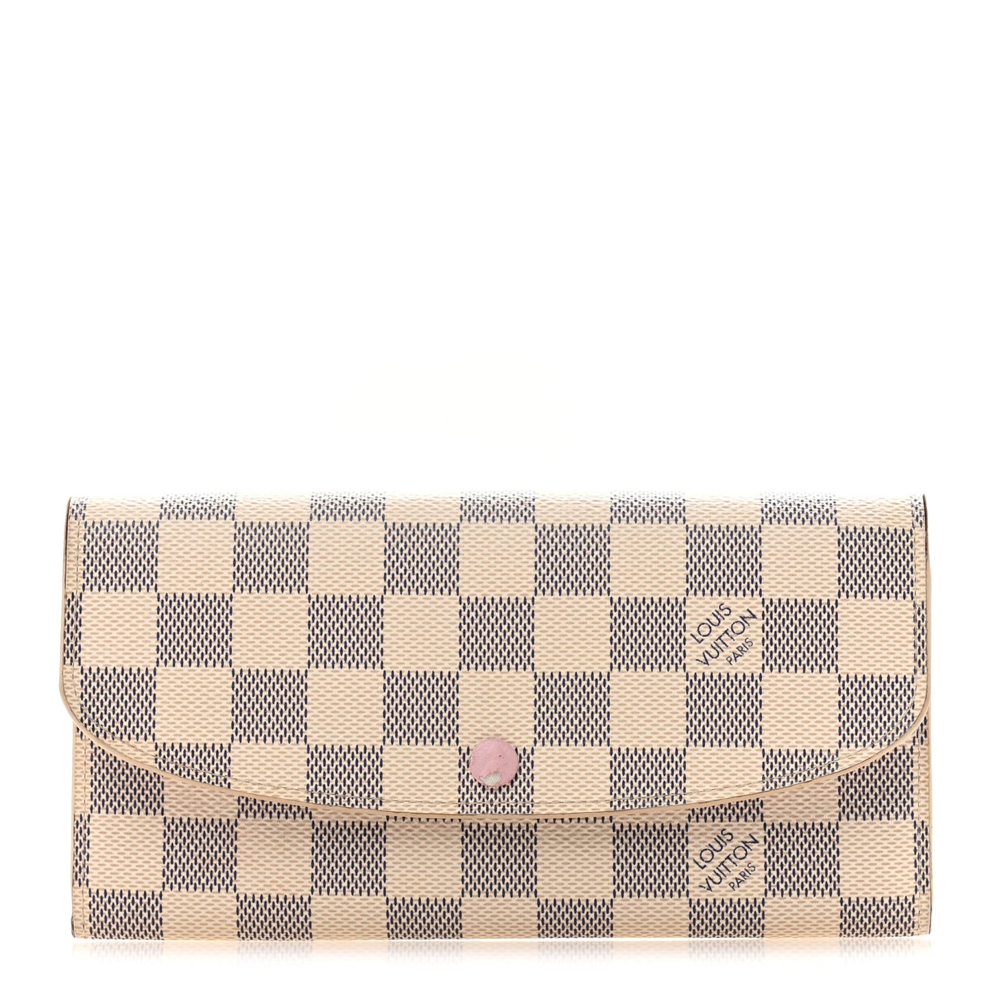 Damier Azur Emilie Wallet Rose Ballerine