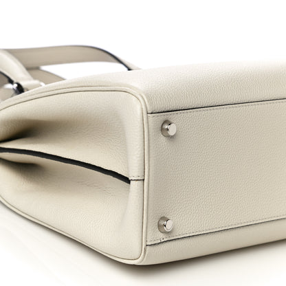 Gucci Grainy Calfskin Medium Zumi Top Handle Bag Mystic White 10 of 11