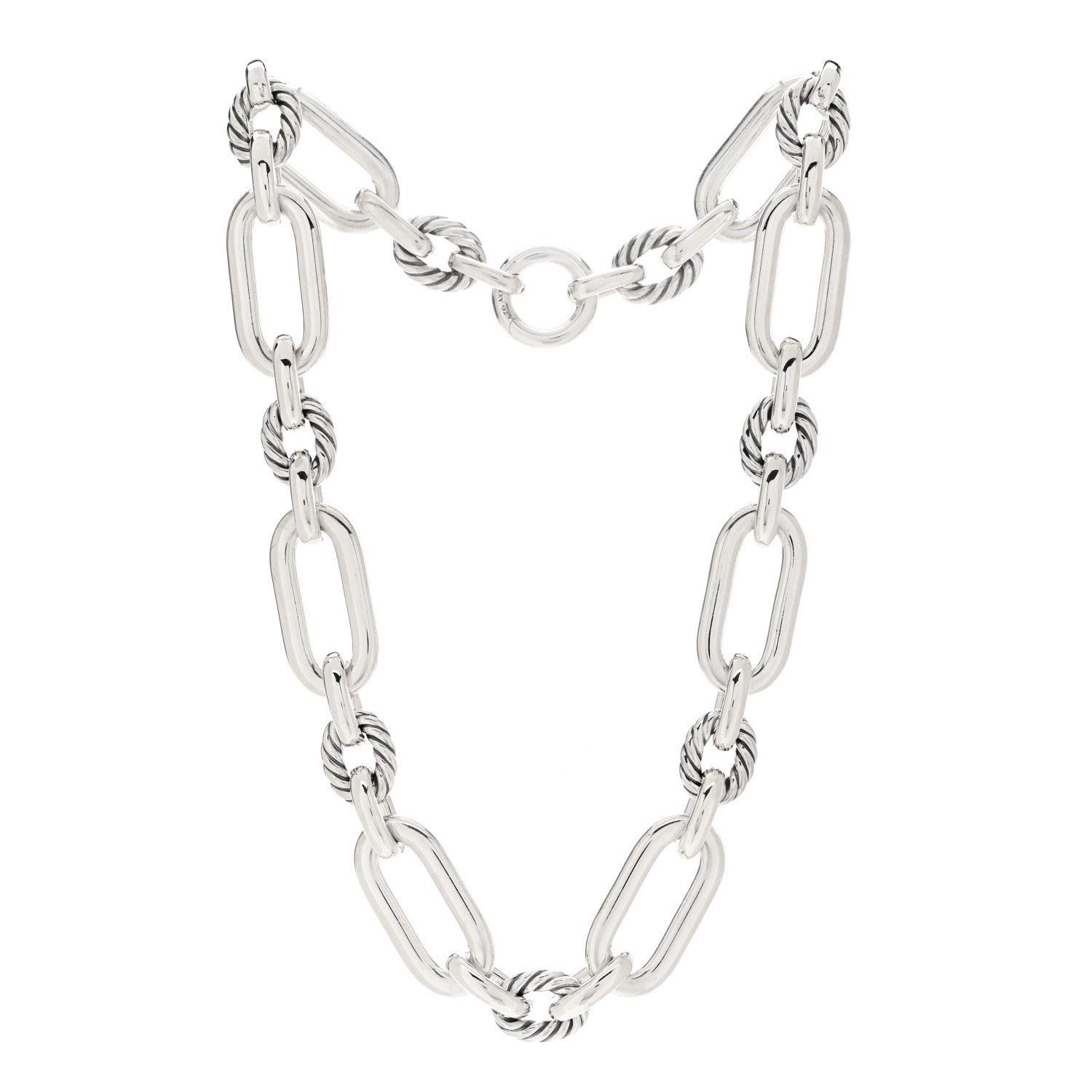 David Yurman Sterling Silver Lexington Chain Necklace 18" 2 of 3