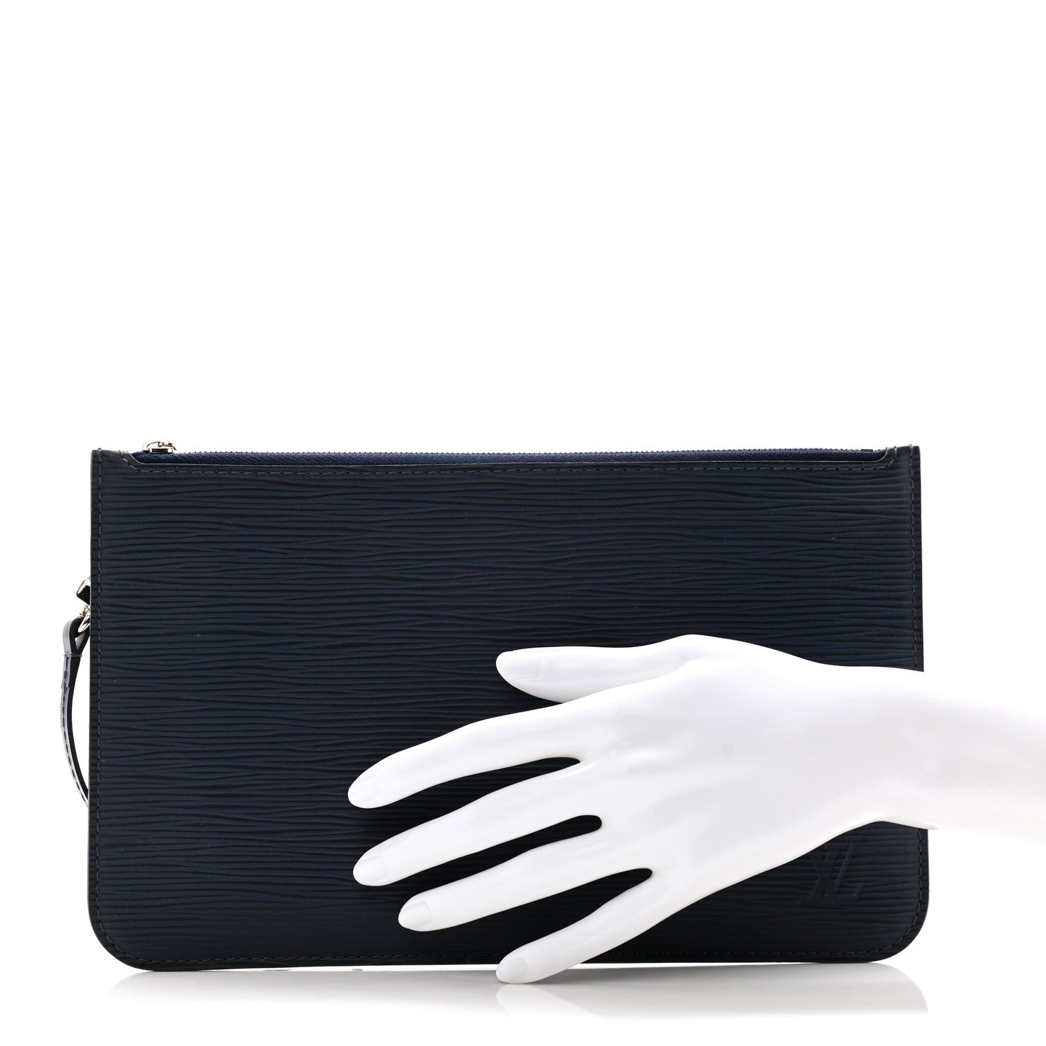 Louis Vuitton Epi Neverfull Pochette MM GM Indigo 2 of 9