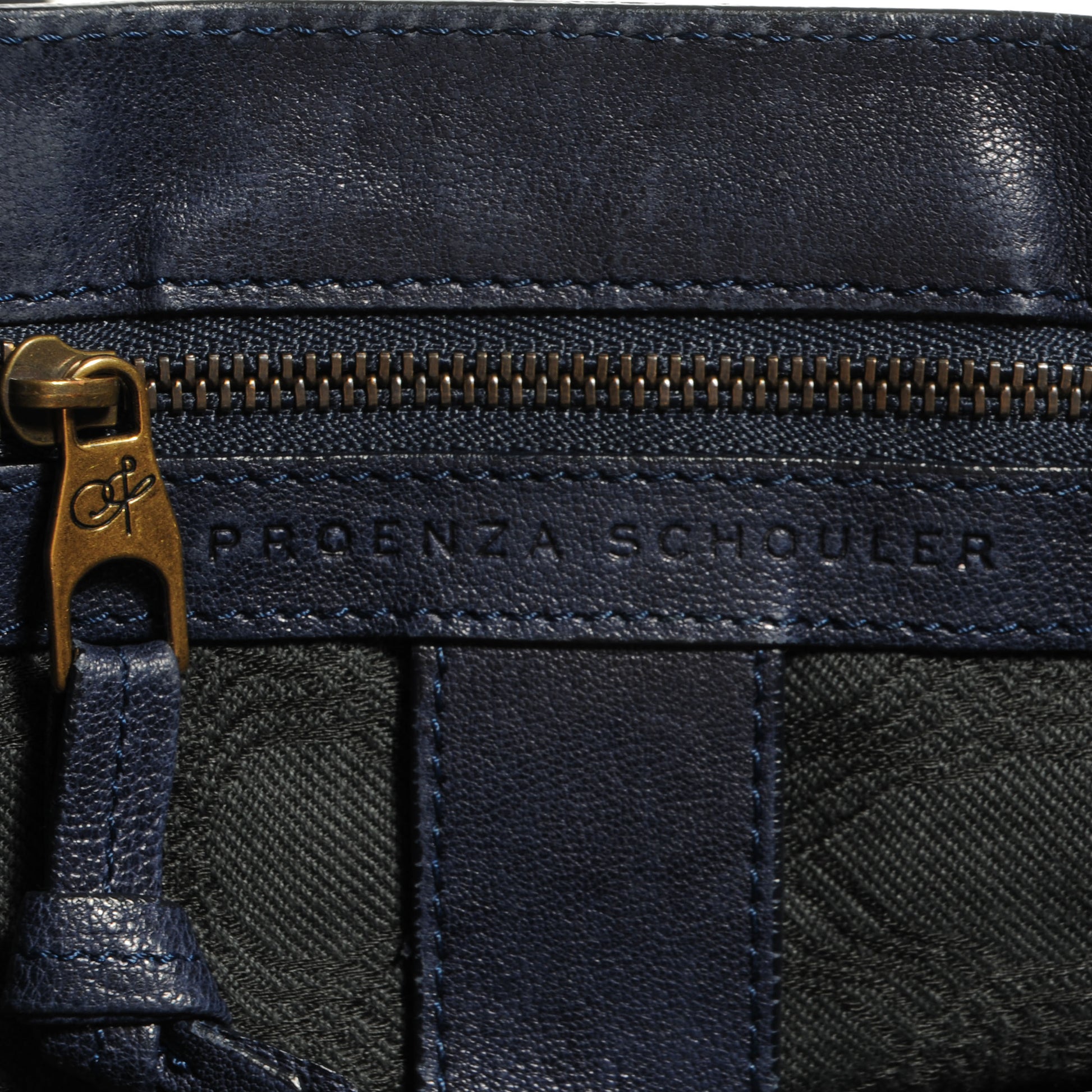 Proenza Schouler Lambskin PS1 Medium Satchel Midnight 6 of 13