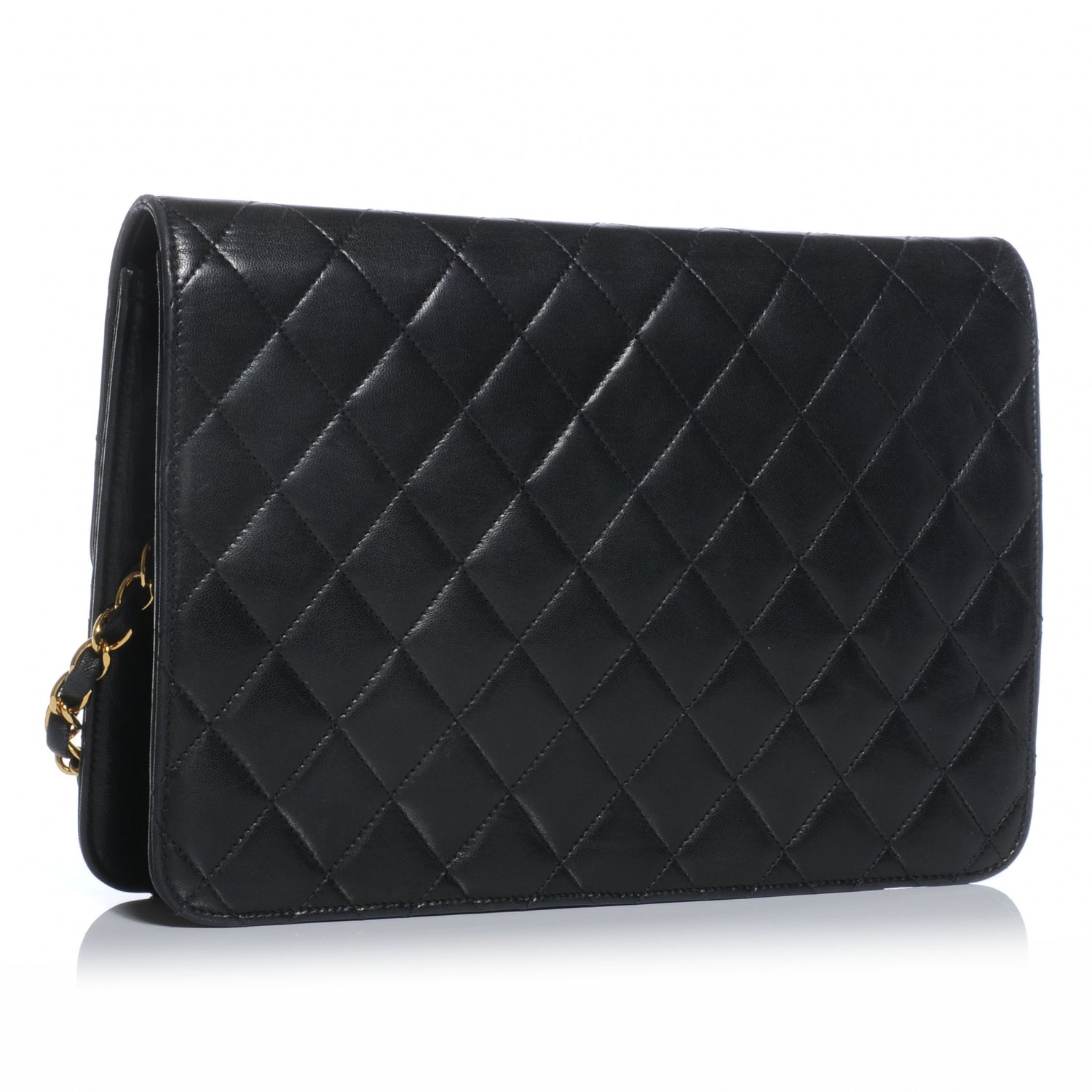 Chanel Lambskin Single Flap Black 3 of 8