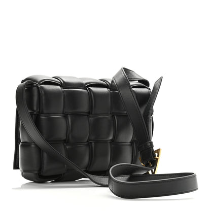 Bottega Veneta Nappa Maxi Intreccio Padded Cassette Crossbody Bag Black 3 of 9