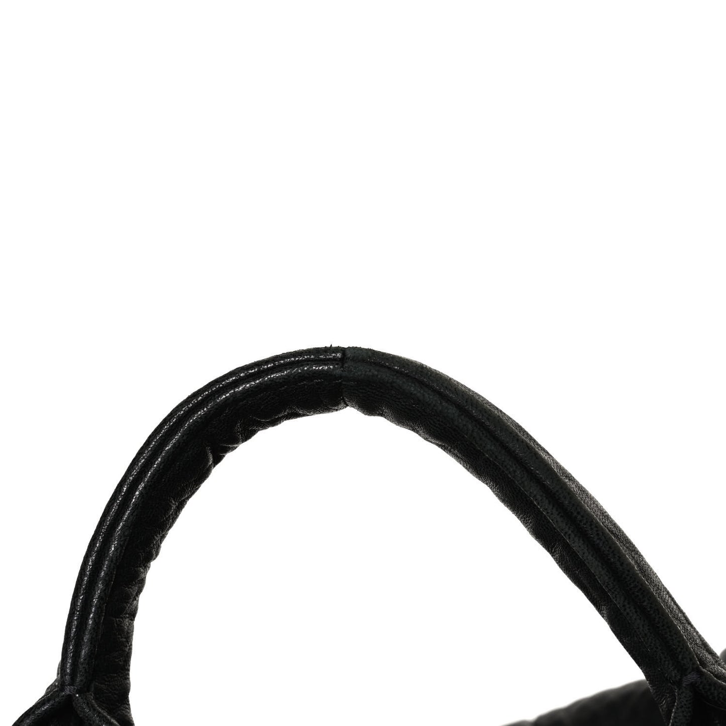 Pebbled Lambskin Rocco Black Rose Gold Hardware