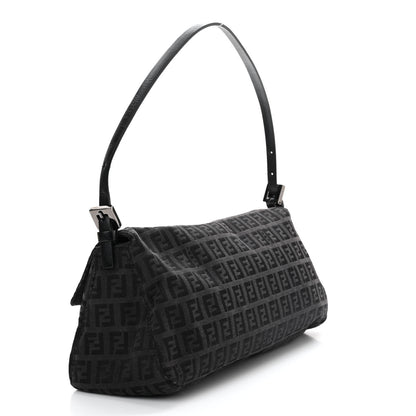 Fendi Zucchino Baguette Black 3 of 11