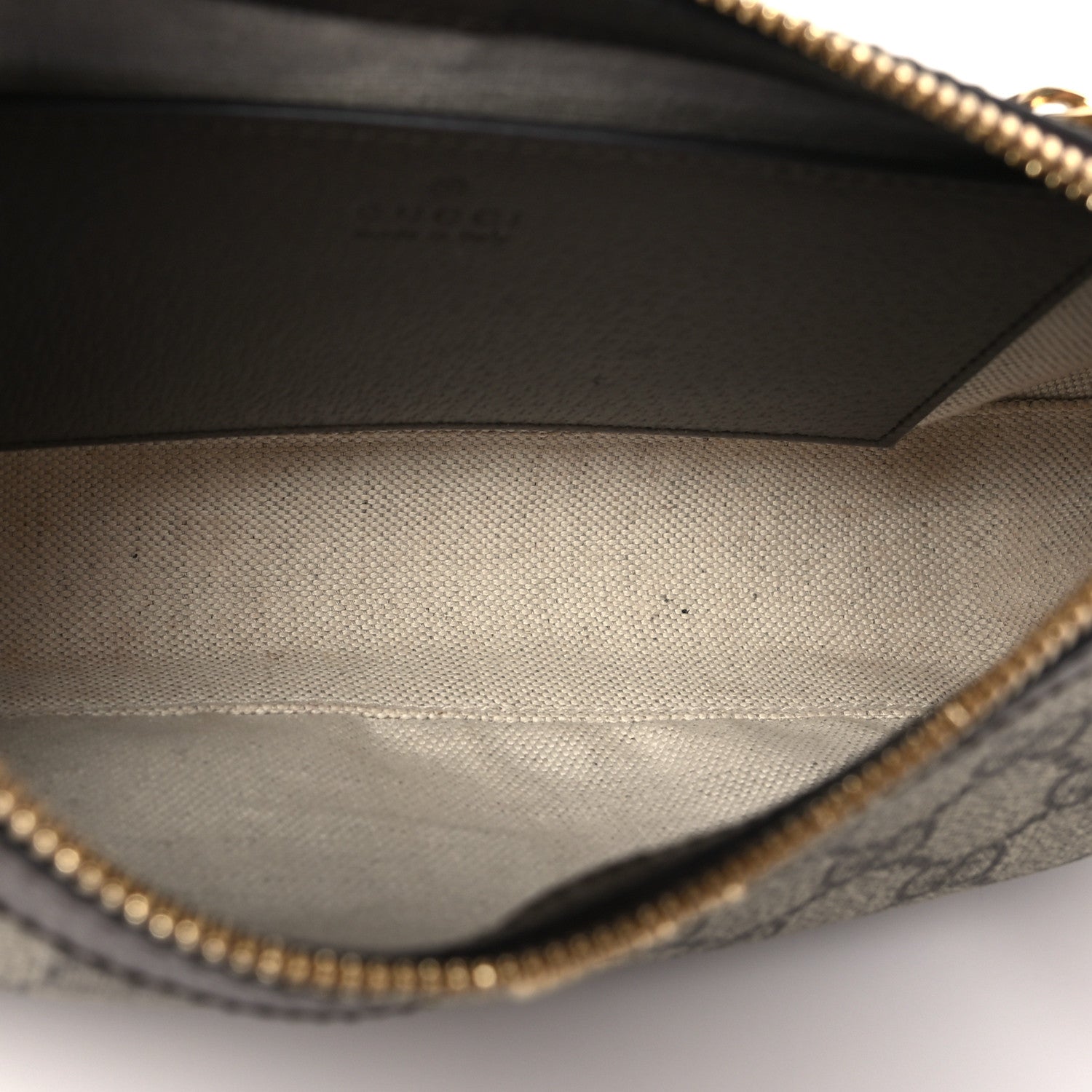 Gucci GG Supreme Monogram Textured Dollar Calfskin Web Small Ophidia GG Handbag Beige Ebony New Acero 5 of 10