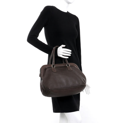 Fendi Cuoio Romano Selleria Adele 1328 Bag Moro 2 of 18