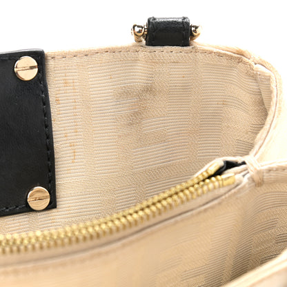 Fendi Zucca Mia Tote Beige Black 11 of 16