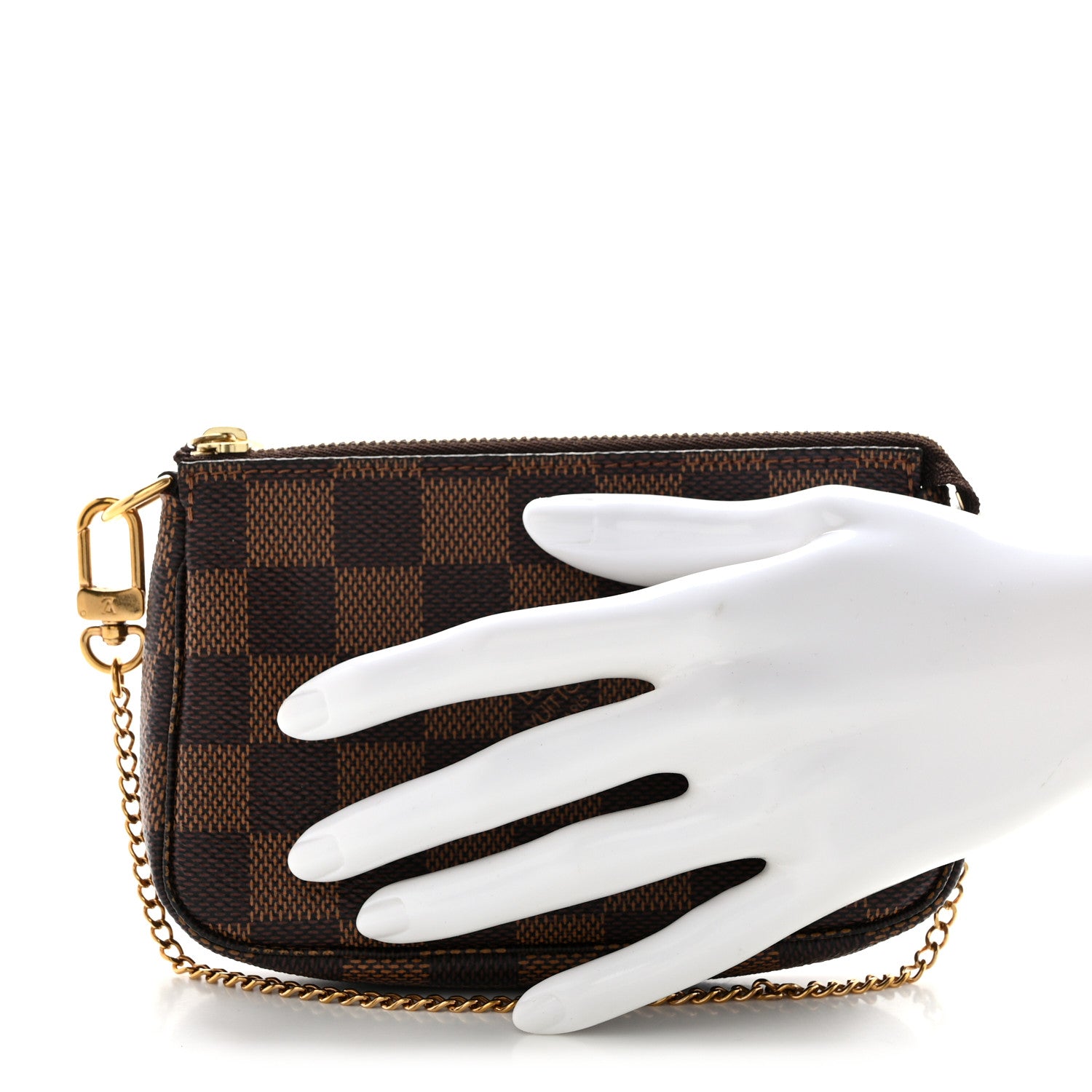 Louis Vuitton Damier Ebene Mini Pochette Accessories 2 of 7