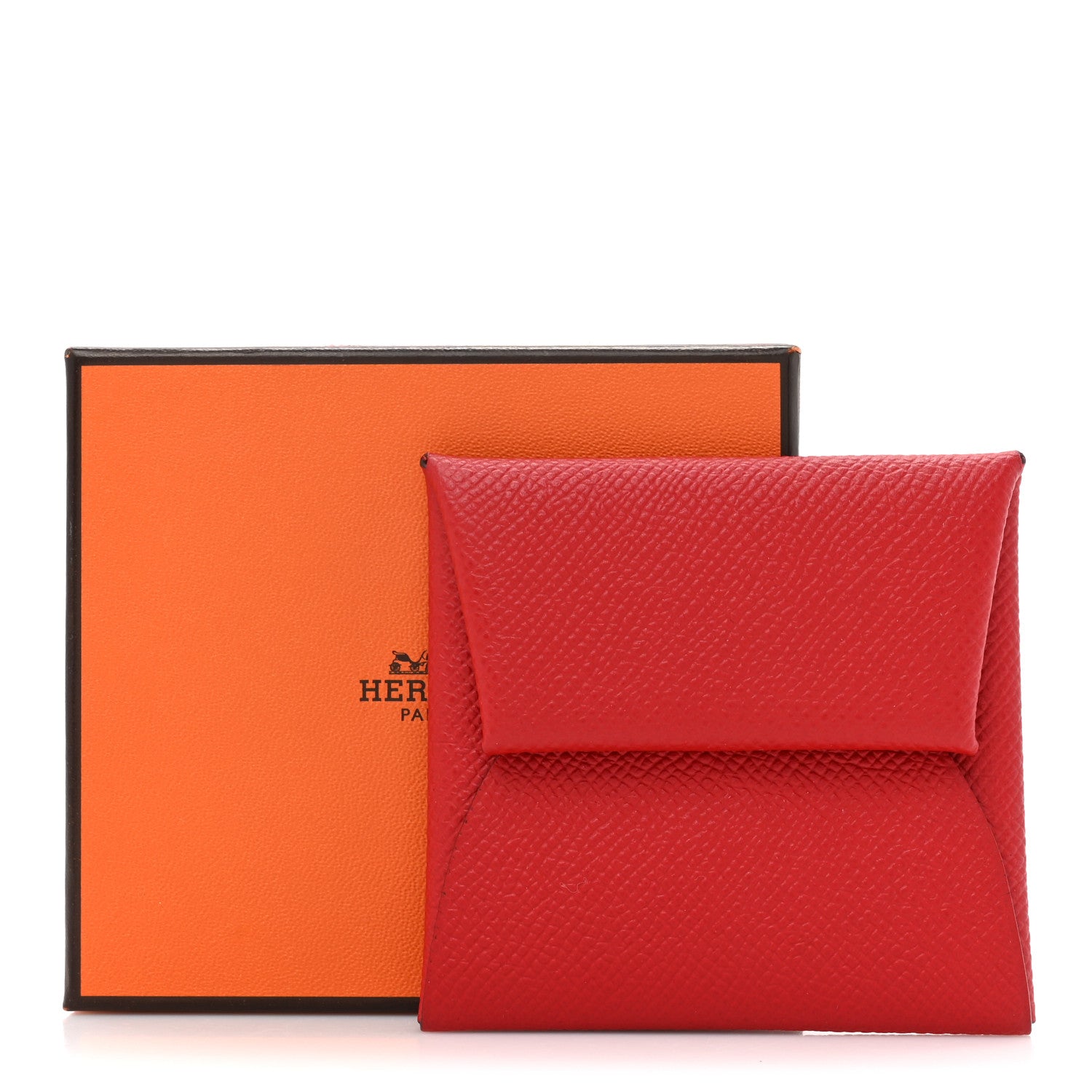 Hermes Epsom Bastia Coin Purse Rouge Casaque 11 of 11