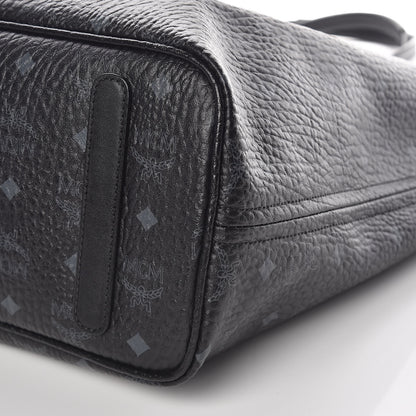 MCM Visetos Medium Project Reversible Shopper Tote Black 15 of 17