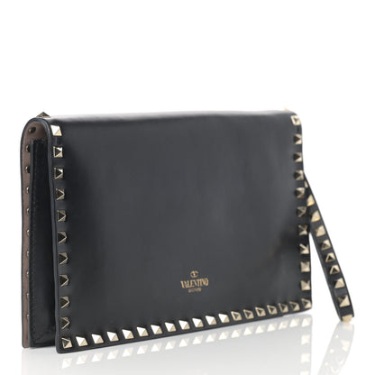 Valentino Garavani Nappa Rockstud Wristlet Clutch Black 3 of 9