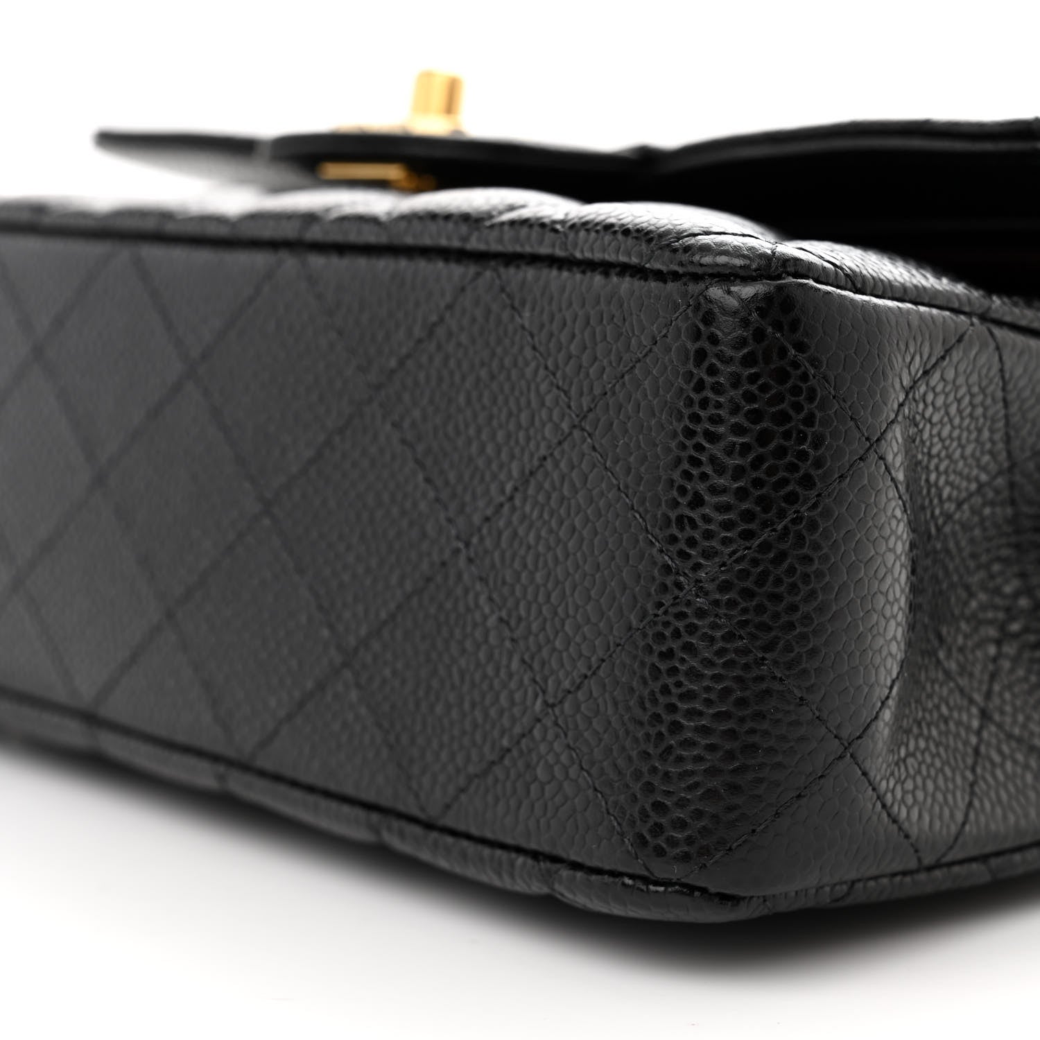 Chanel Caviar Quilted Small Double Flap Black 10 of 11