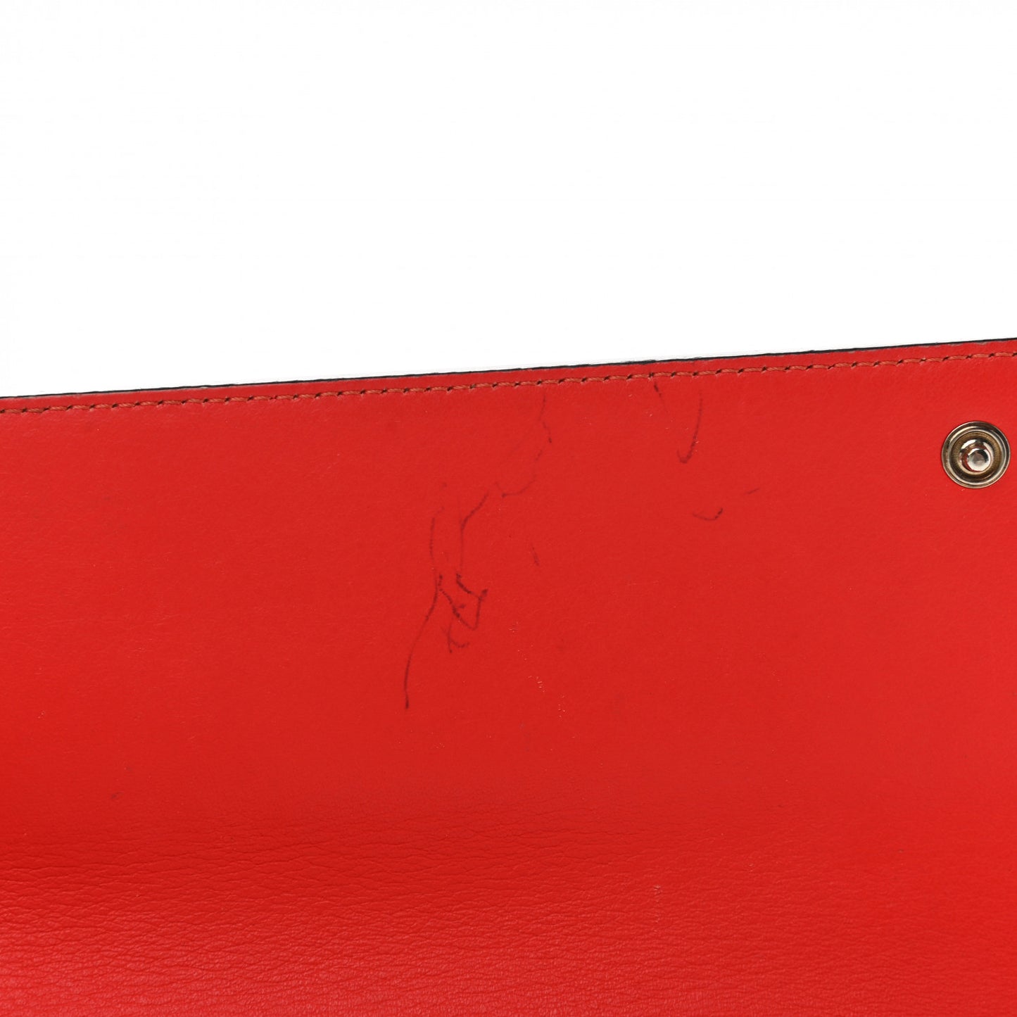 Drummed Calfskin Large Multifunction Flap Wallet Dune