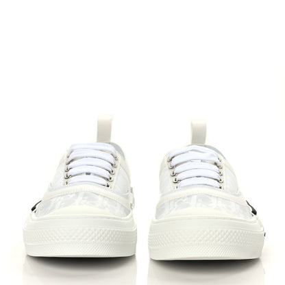 Christian Dior Canvas Oblique Walk'N'Dior Low Top Sneakers 40 White 2 of 7