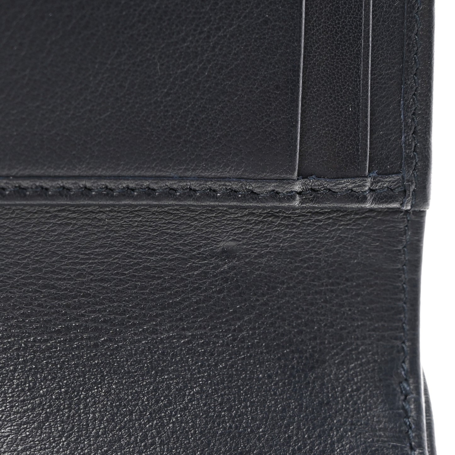 Oblique Saddle Lotus Wallet Blue