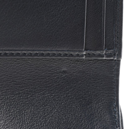Christian Dior Oblique Saddle Lotus Wallet Blue 8 of 11