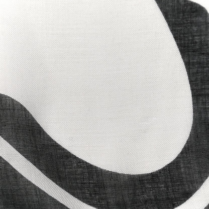 Alexander McQueen Silk Skull Scarf Black White 5 of 6