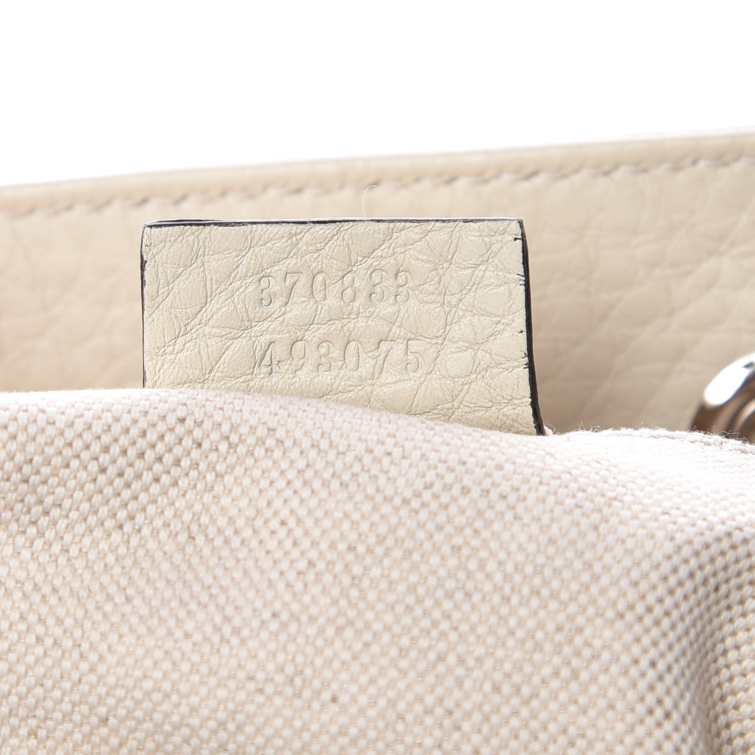 Gucci Cellarius Calfskin Medium Bamboo Backpack Mystic White 7 of 10