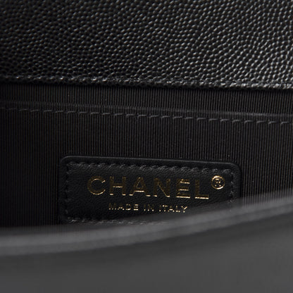 Chanel Caviar Quilted Small Boy Flap Black 8 of 11