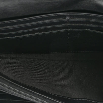 Chanel Lambskin Quilted Large Boy Gusset Flap Wallet Black 7 of 16
