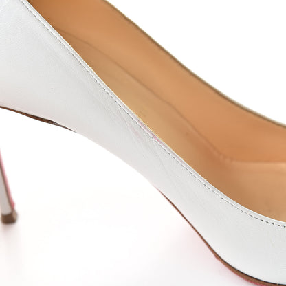 Christian Louboutin Kid Decollete 554 85 Pumps 37 White 17 of 23
