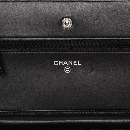 Chanel Calfskin Quilted Cambon Wallet On Chain WOC Black 6 of 10