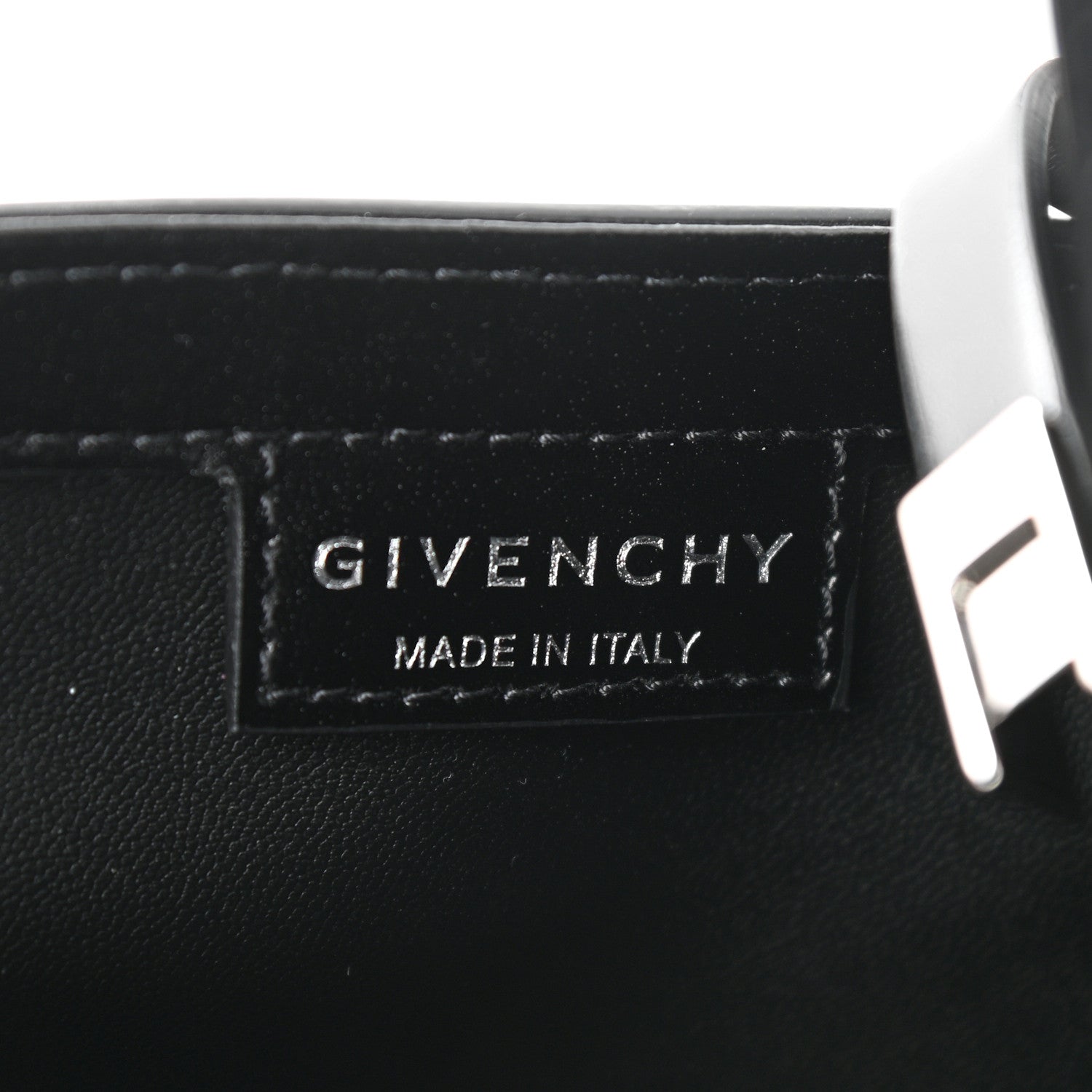 Givenchy Box Calfskin Mini Cut Out Shoulder Bag Black 6 of 10