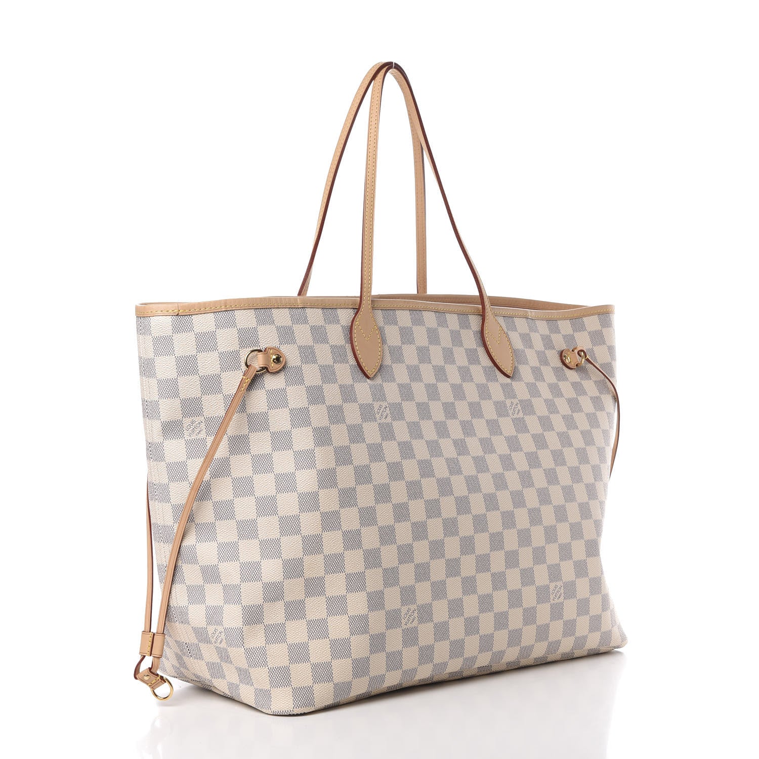 Louis Vuitton Damier Azur Neo Neverfull GM Rose Ballerine 4 of 14