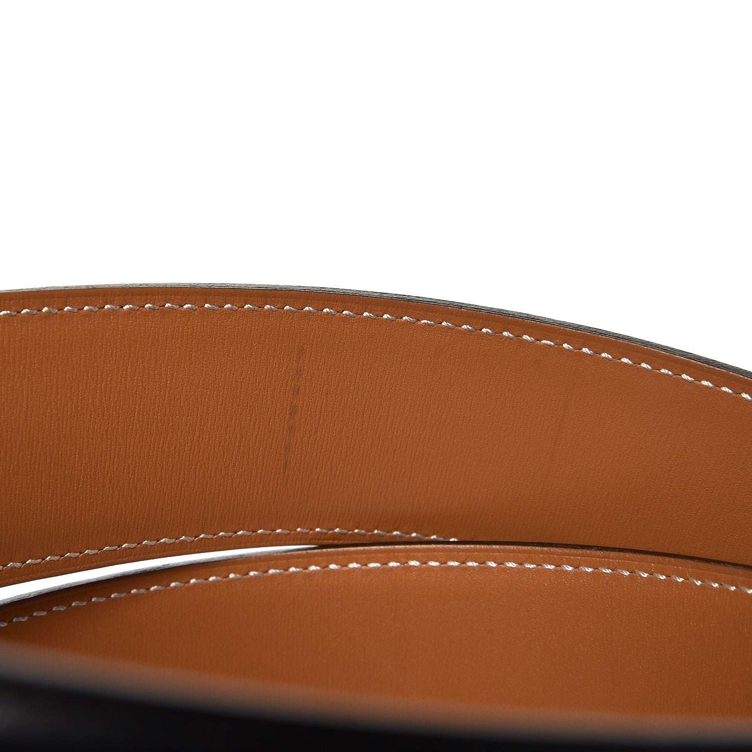Hermes Box Chamonix 42mm Constance Reversible H Belt 85 Black Natural 5 of 5