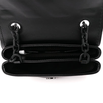 Off-White Calfskin Diag Small Binder Clip Crossbody Black 5 of 12