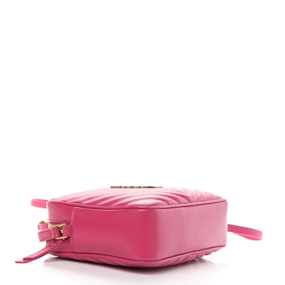 Saint Laurent Calfskin Matelasse Monogram Lou Camera Bag Bright Pink 3 of 8