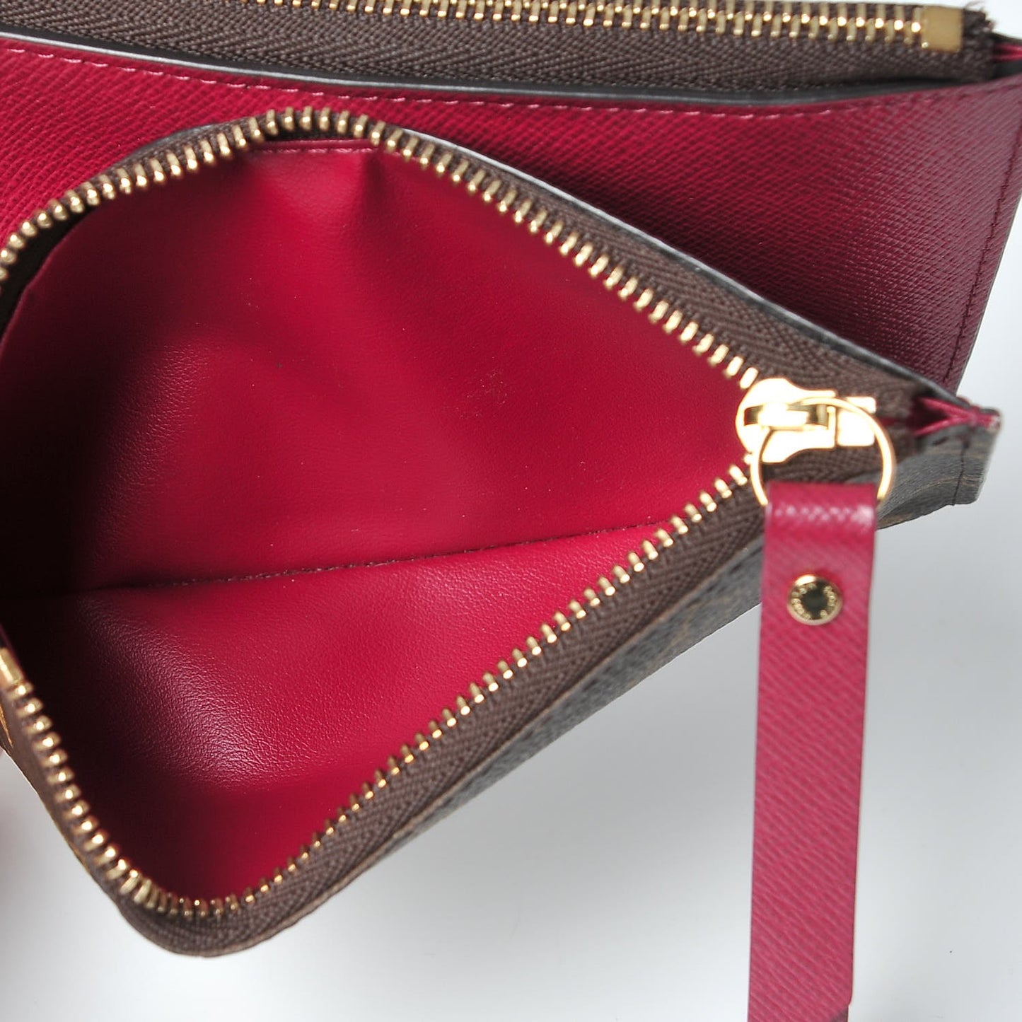 Monogram Adele Compact Wallet Fuchsia