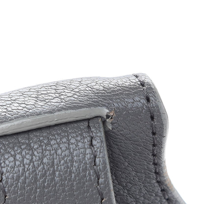 Balenciaga Chevre Gold Metallic Edge Hardware Mini City Gris Acier 10 of 10