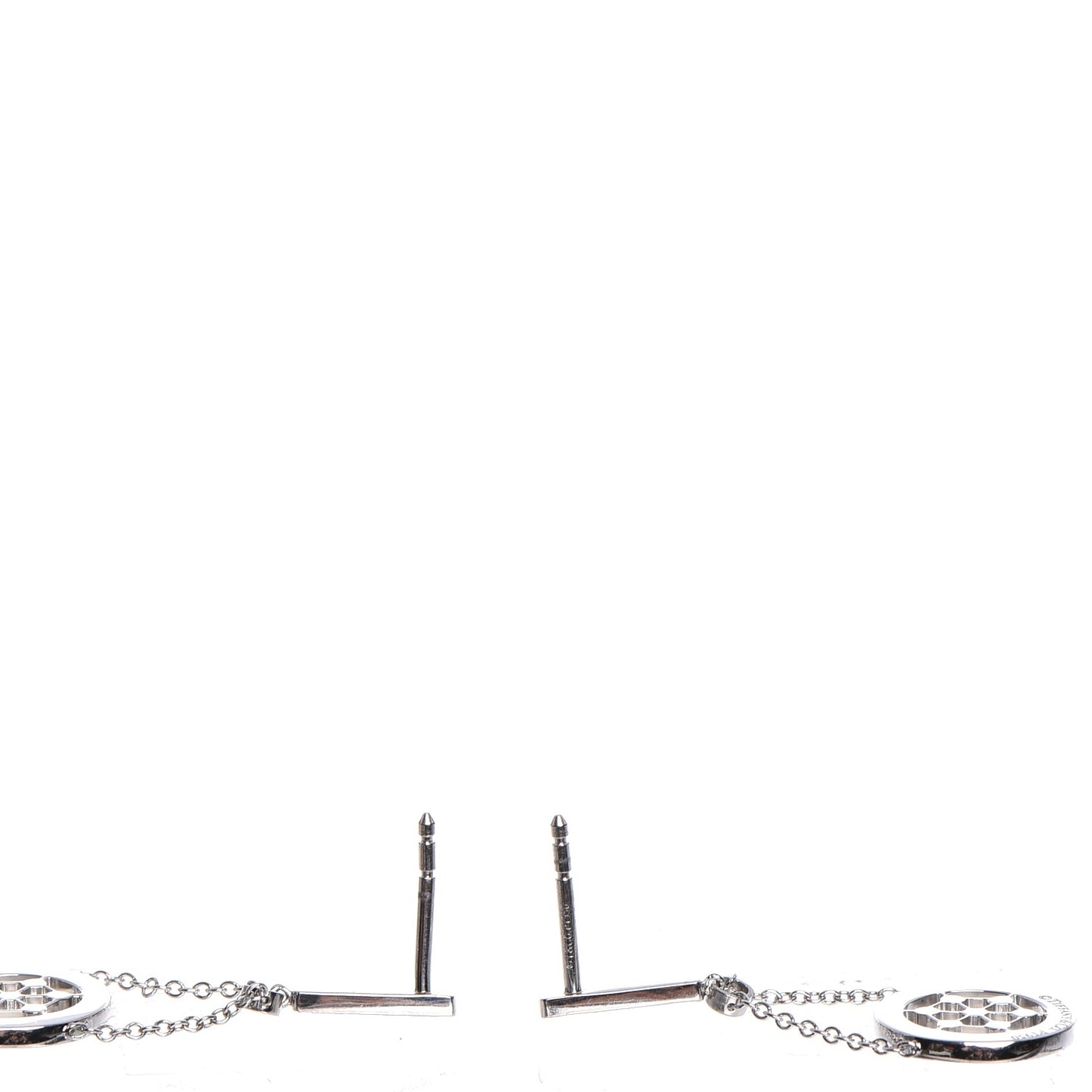 Platinum Diamond Voile Drop Earrings