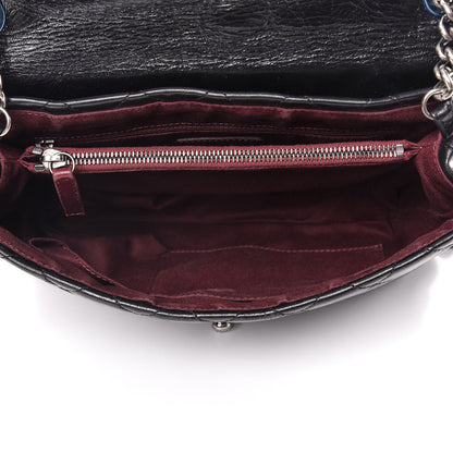 Chanel Aged Calfskin Quilted Tag Flap Black 5 of 8