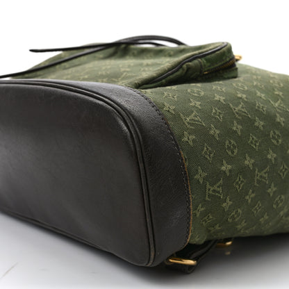 Louis Vuitton Mini Monogram Montsouris GM Backpack Kaki 10 of 14
