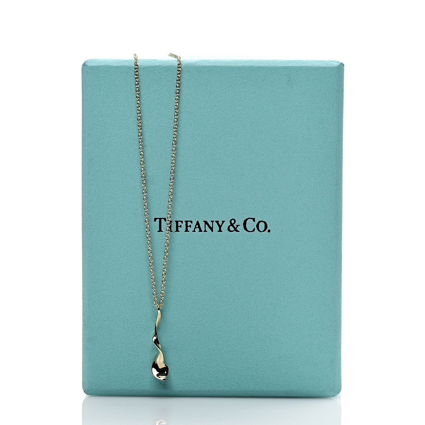 18K Yellow Gold Frank Gehry Orchid Pendant Necklace