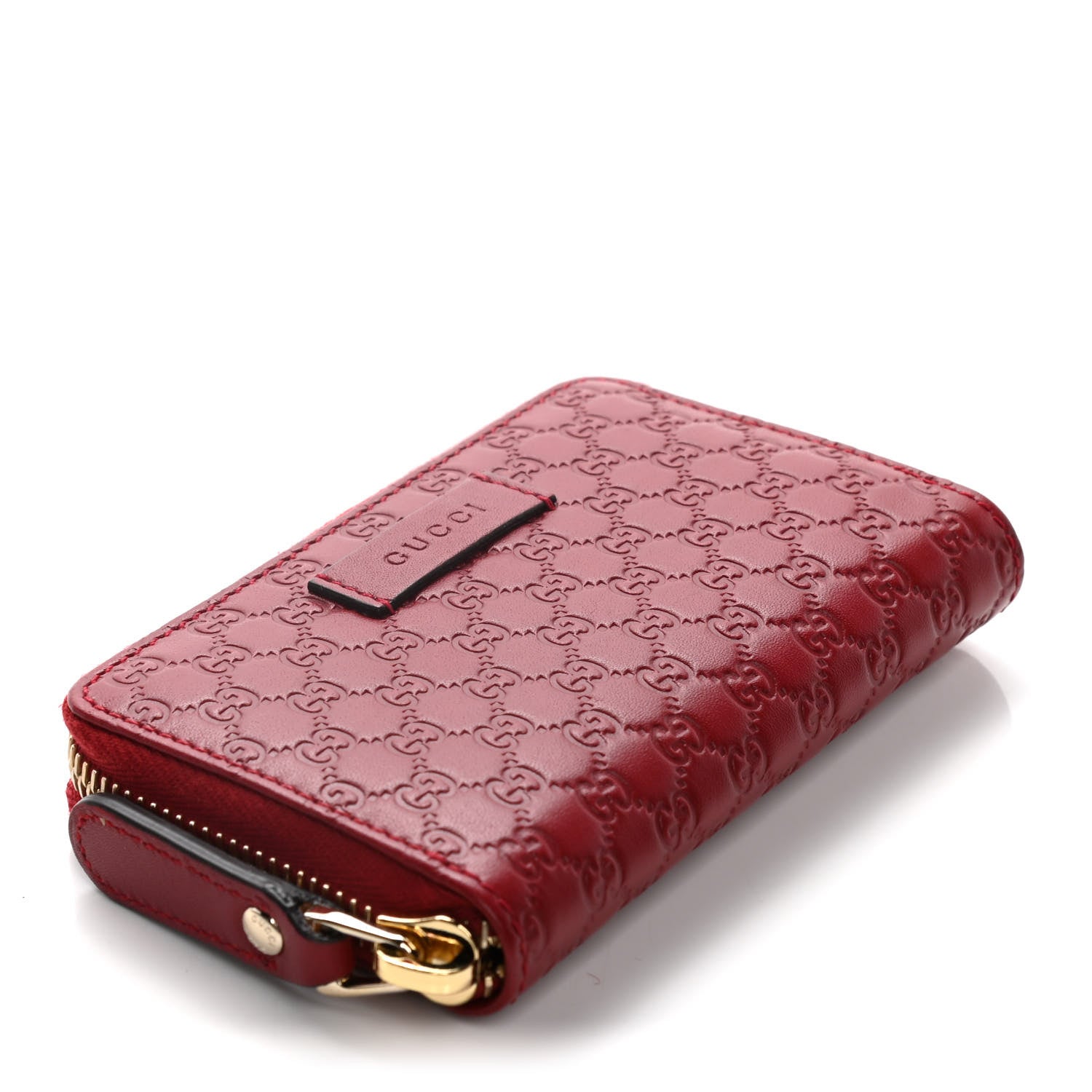 Gucci Microguccissima Zip Around Card Case Red 3 of 7