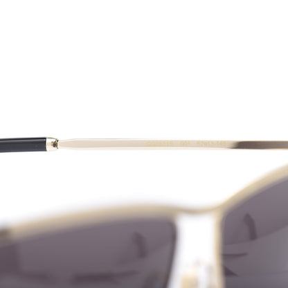 Gucci Metal Square Frame Sunglasses GG0817S Gold Grey 5 of 8