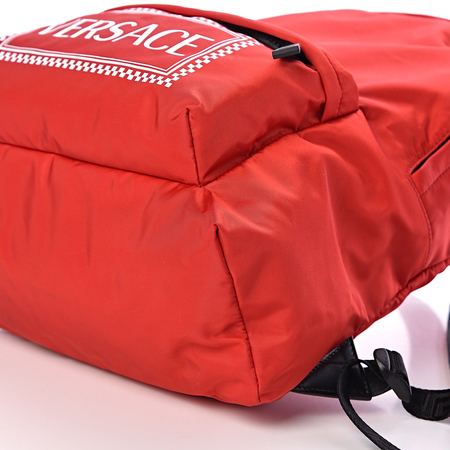 Nylon 90's Vintage Logo Backpack Red White