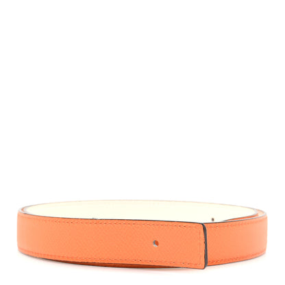 Hermes Epsom Swift 24mm Belt Strap 80 32 Orange Nata 5 of 6