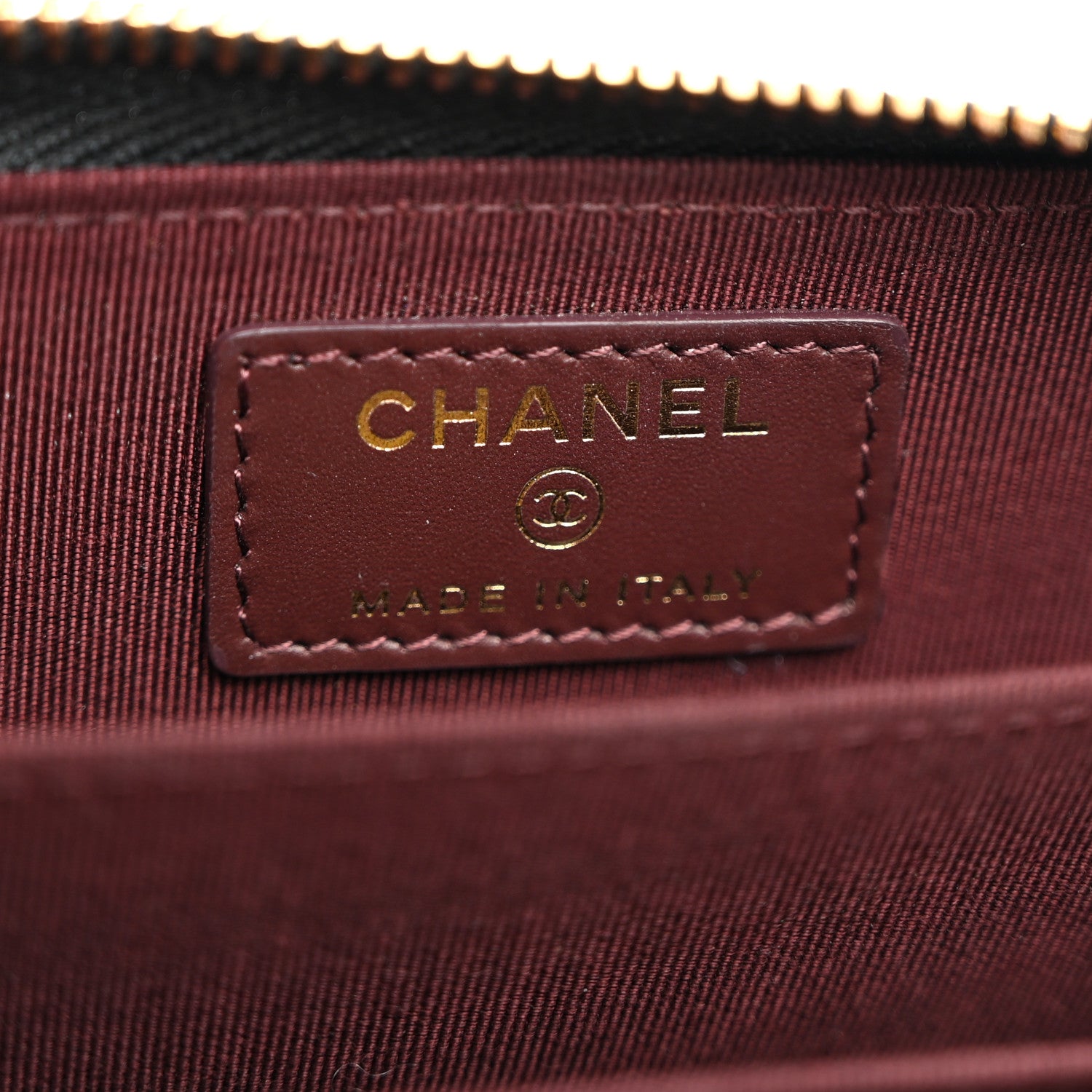 Chanel Caviar Quilted Zip Coin Purse Black 6 of 7