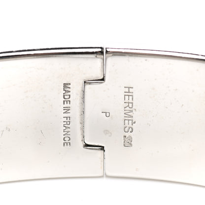 Hermes Enamel Wide Clic Clac H Bracelet GM Black 4 of 4