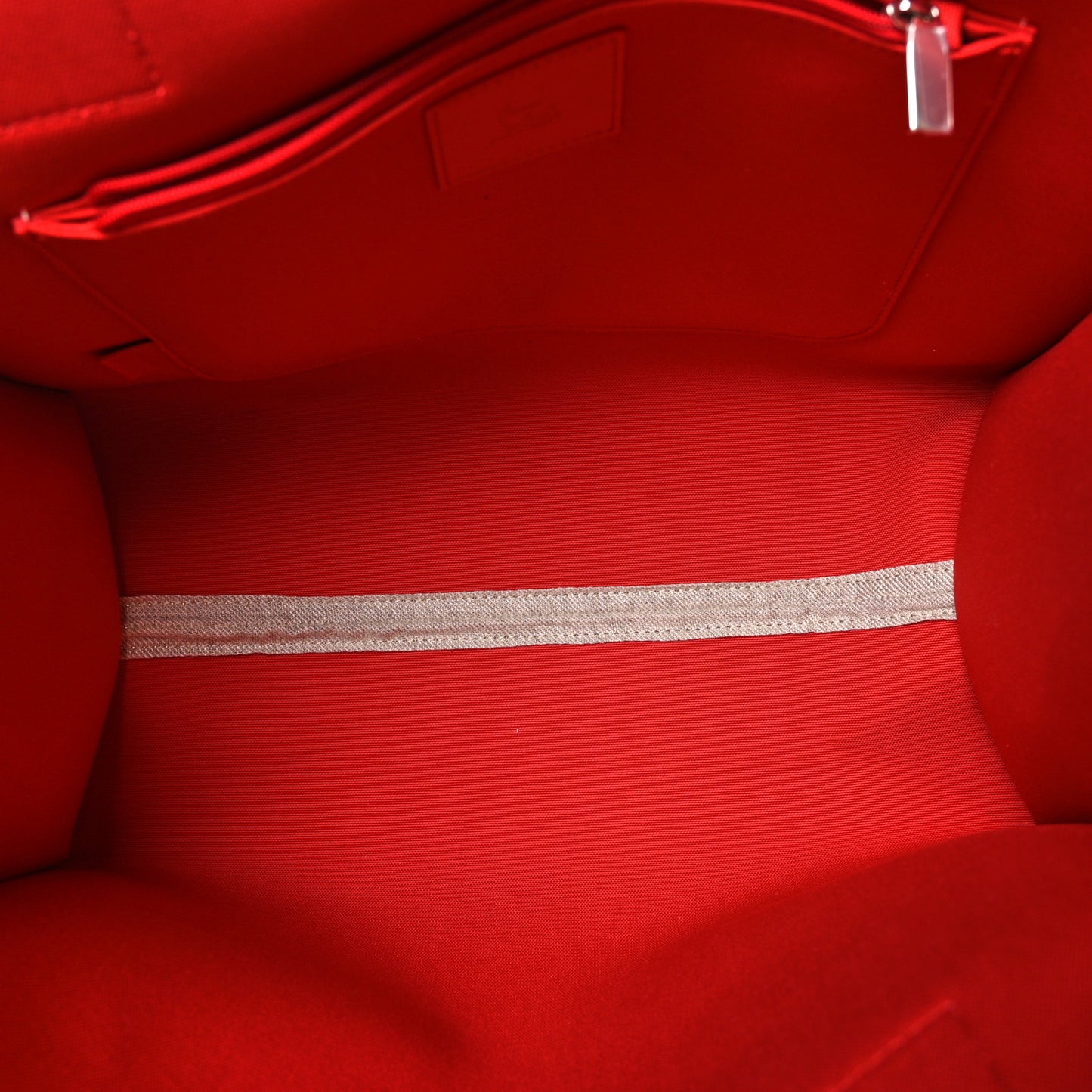 Linen Calfskin Large Nastroloubi F.A.V.L. Tote Alabatre